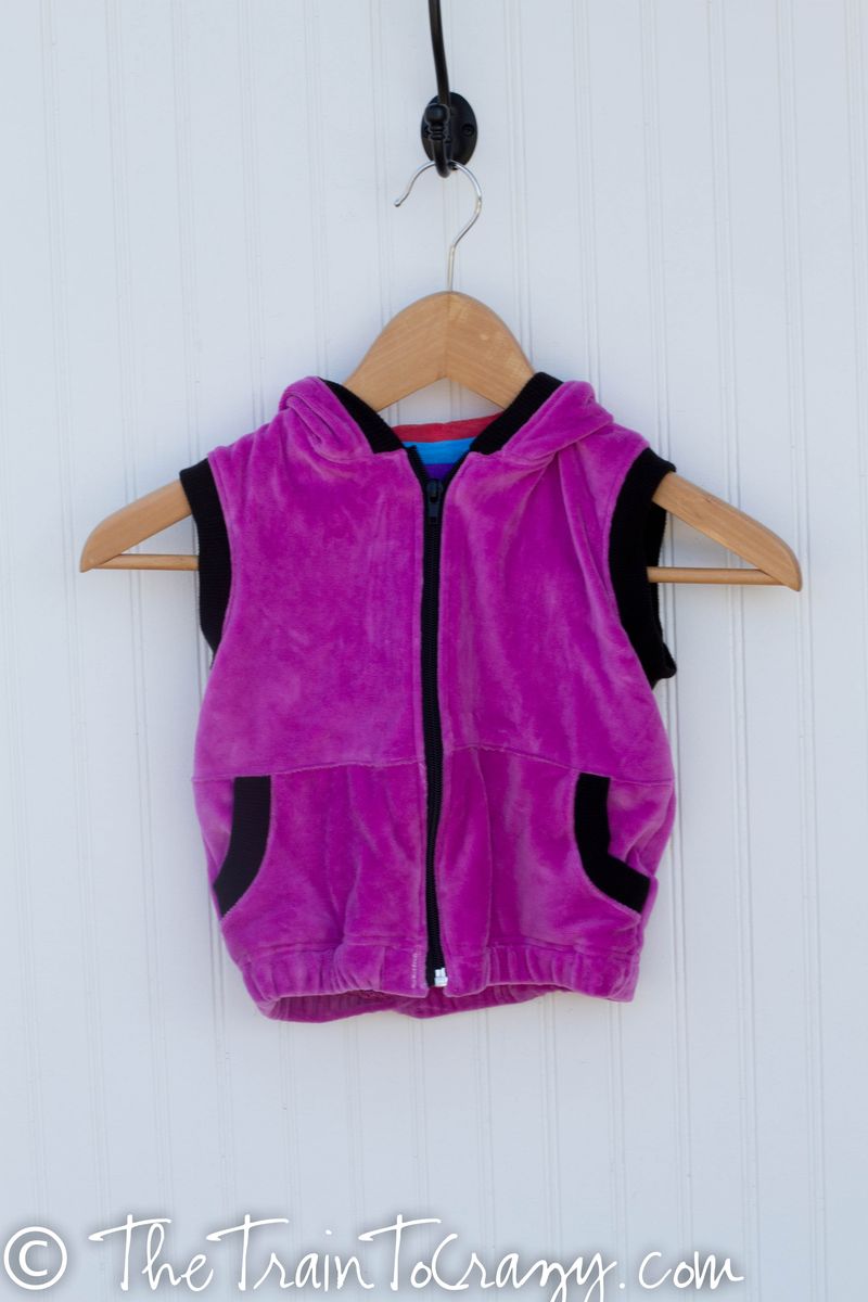 Ottobre velour vest-4418