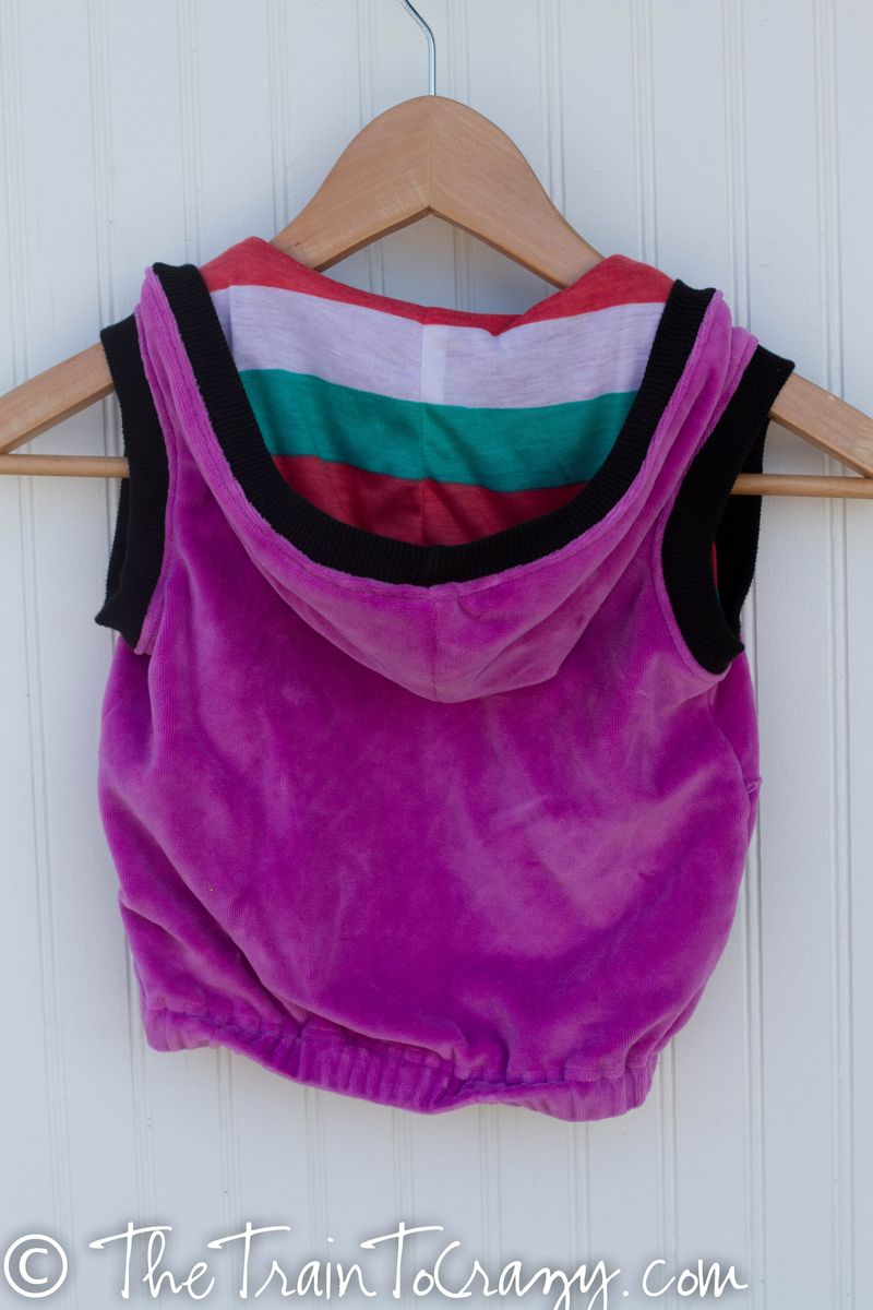 Ottobre velour vest-4421